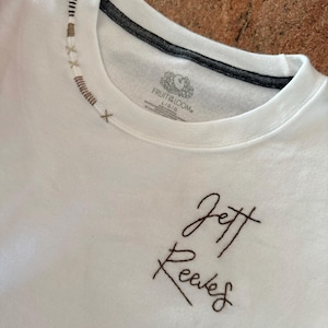 ADULT Hand Embroidered Name Sweatshirt