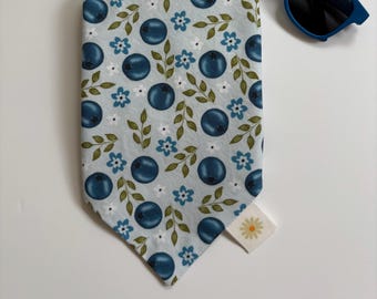 Pañuelo para perro o gato con diseño de arándanos • Pañuelo de verano para mascotas • Pañuelo para perro o gato del 4 de julio • Pañuelo para mascotas con lazo • Pañuelo bonito para perro o gato