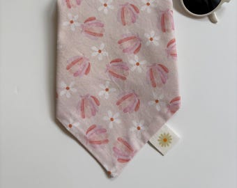 Pañuelo rosa con forma de concha marina para perro o gato • Pañuelo de verano para mascotas • Pañuelo del 4 de julio para perros o gatos • Pañuelo para atar a mascotas • Pañuelo bonito para perros o gatos