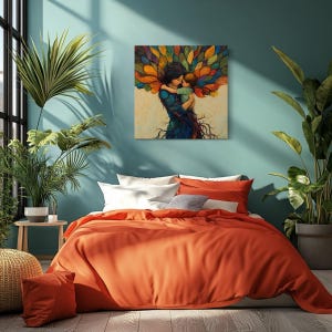 A Mother&#39;s Hug - Canvas Wall Art
