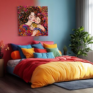 A Hug of Love - Canvas Wall Art