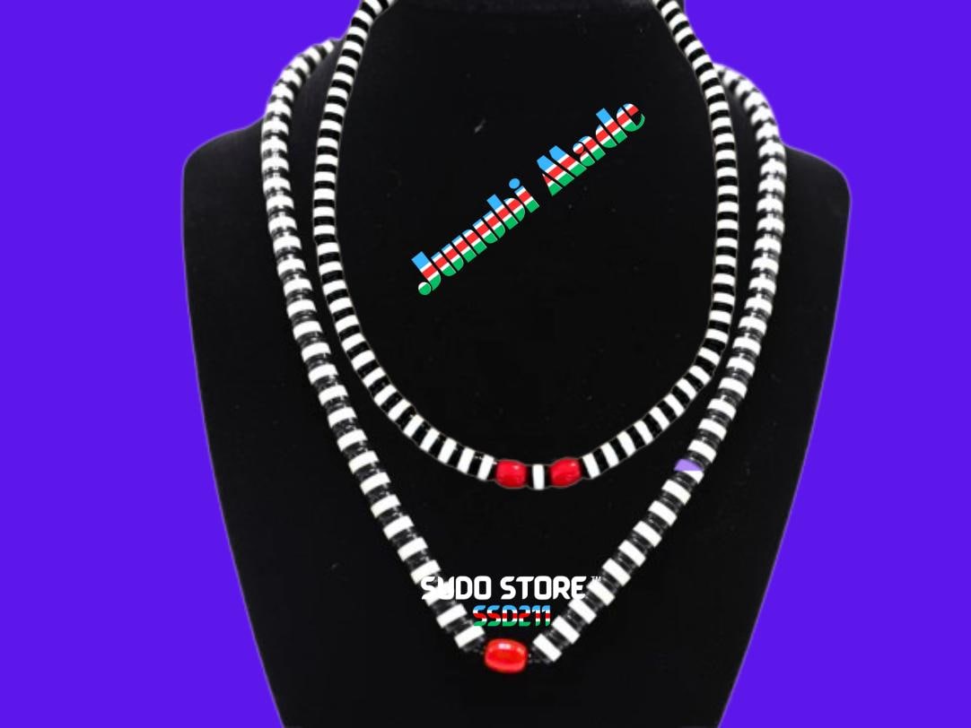 アクセサリー satou touki beads 2way necklace sabi Majok Beads – Authentic South Sudanese Handmade Necklace - Etsy
