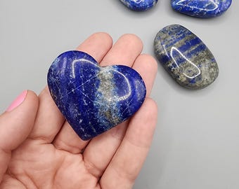 LAPIS LAZULI palm stone (one)
