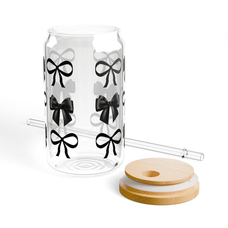 Coquette Ice Coffee Glass Etsy Canada