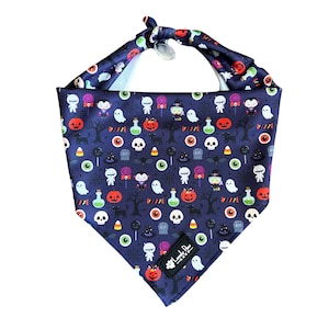 Spook-Tacular Dog Bandana, Halloween Dog Bandana, Fall Bandana, Fall Leaves Dog Bandana