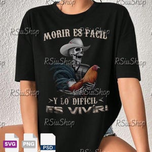 Morir Es Facil Spanish Quote PNG Svg For Circut, Social Justice Activist Graphic, Protest Typography Design, Anti Trump Political Meme