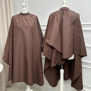 Custom Salon Cape, Personalized hairdresser cape with logo, Barber cape, Embroidered salon cape, Gift for hairstylist, Hairdressing Gowns