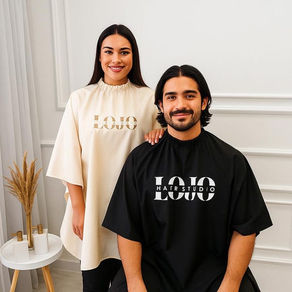 Personalisiertes Friseurumhang Für Kinder – Mit Eigenem Foto, Logo Oder Text (Haarschnitt-Set)