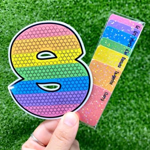 Letra S para pintar con pegatinas, colorear por números, pintura con diamantes, kit de calcomanías para hacer uno mismo, rompecabezas con purpurina holográfica, ejercicios interactivos con píxeles, alfabeto