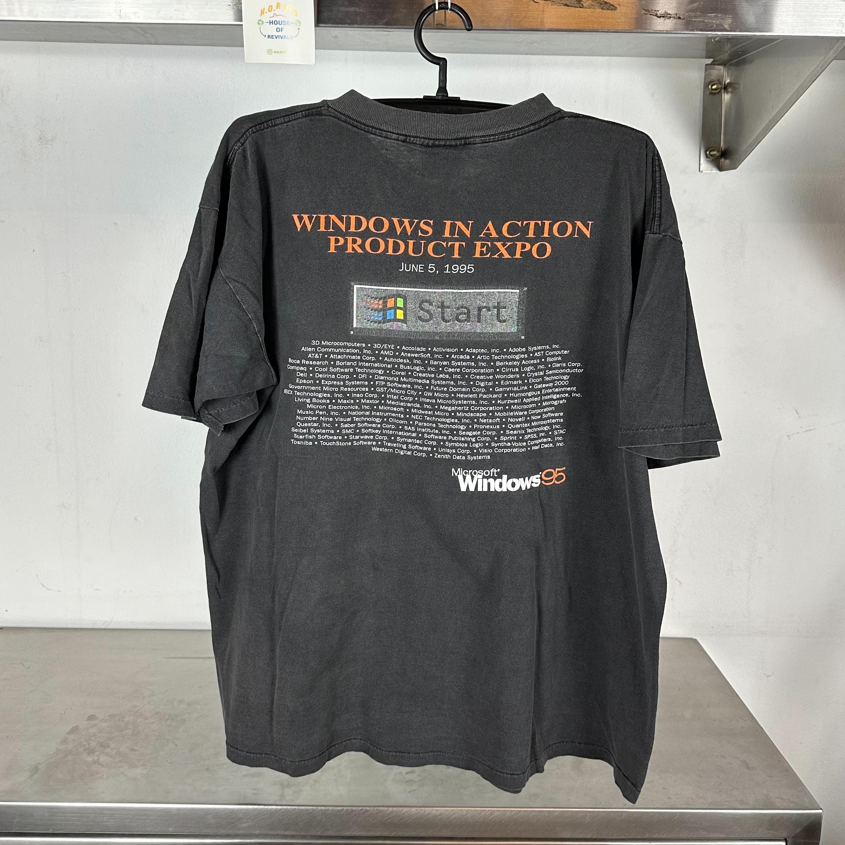 Windows 95 Shirt - Etsy Windows 95 Shirt - Etsy