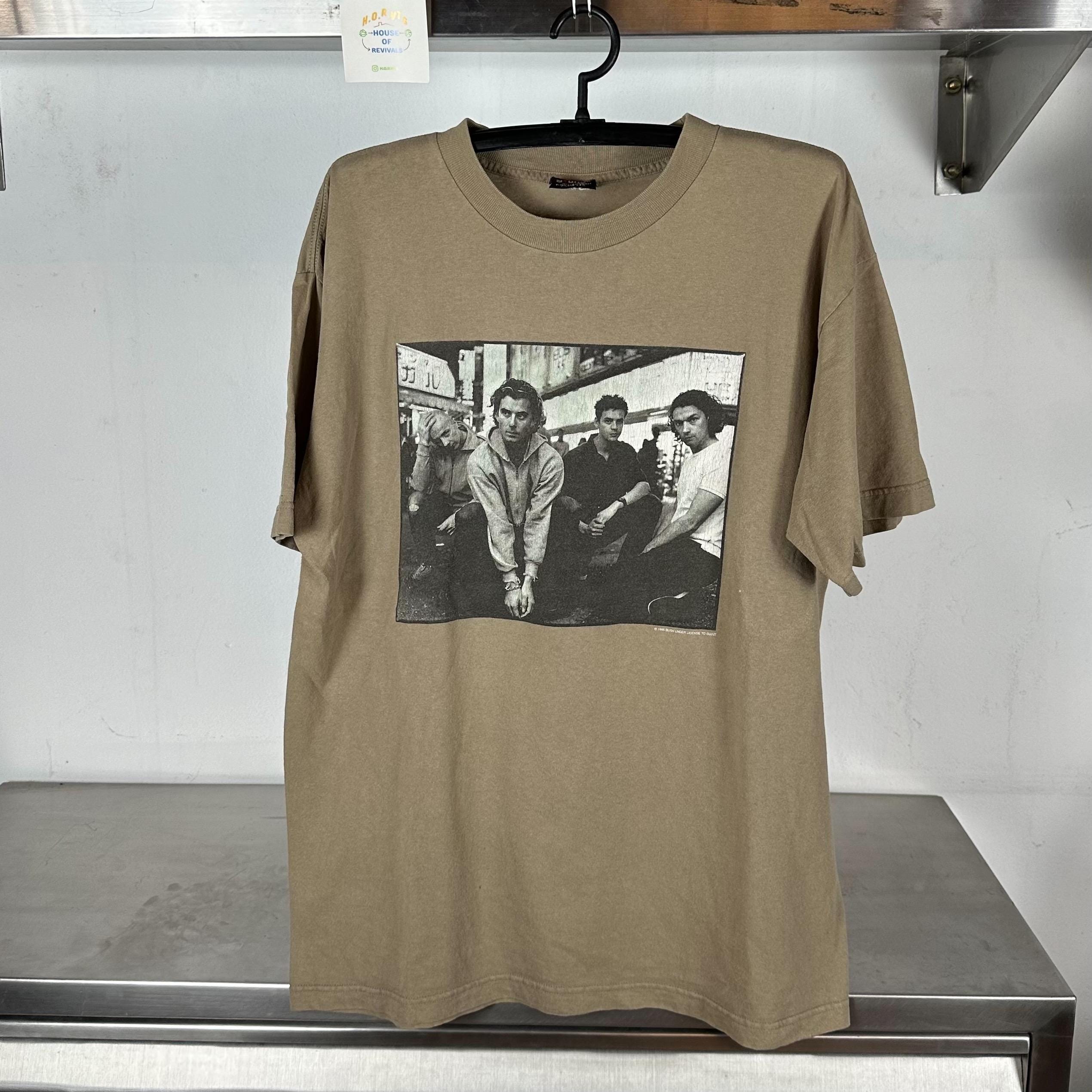 Vintage 1995 Bush Sixteen Stone US Tour T Shirt Size XL (W