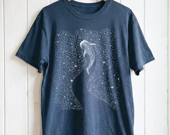 Whale Shark T-shirt For Ocean Lovers Gift Minimalist Sea Shirt Coconut Beachy Girl T Shirt Gift Sea Animals Shirt For Shark Lovers