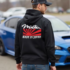 Mazda MX-5 Miata Hoodie: JDM Japanese Car Sweatshirt