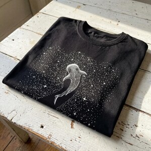 Whale Shark T-shirt For Ocean Lovers Gift Minimalist Sea Shirt Coconut Beachy Girl T Shirt Gift Sea Animals Shirt For Shark Lovers Black