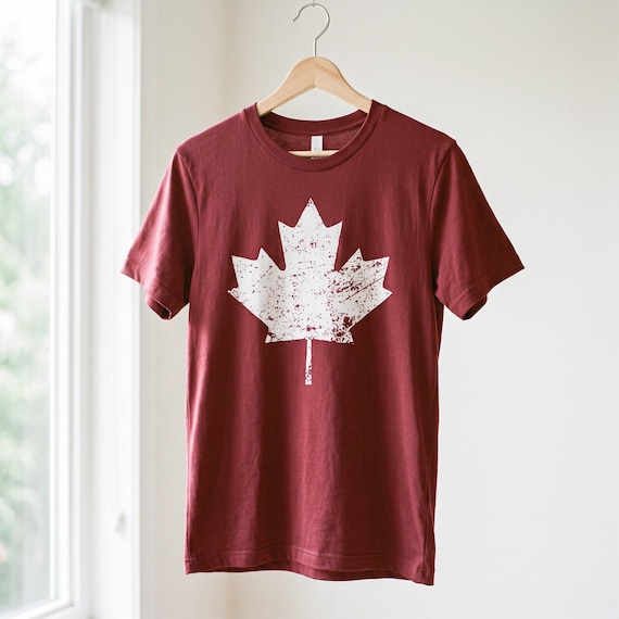 Canada Shirt, Canadian  Flag Maple Leaf shirt, Support Canada Day T-shirt Canadian Pride Tee, Canada True North Gift Elbows Up Canada Shirt