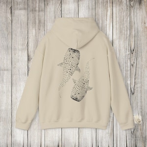 Whale Shark Hoodie, Pullover Or Zip Up, Sweatshirt For Ocean Lovers Gift, Diving Girl Hoodie, Coconut Beachy Girl Sweater, Sea life Gifts Sand