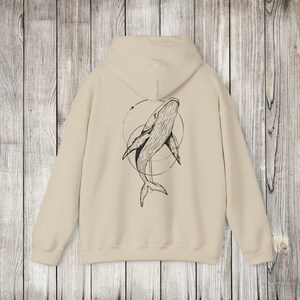 Wal Hoodie Ozean-Liebhaber-Geschenk für Sea Life Diving Girl Sweatshirt Zip Up Hoodie Kokosnuss Mädchen Geburtstagsgeschenk Beachy Pullover für Walliebhaber Sand