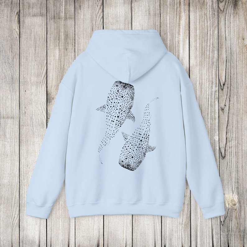 Whale Shark Hoodie, Pullover Or Zip Up, Sweatshirt For Ocean Lovers Gift, Diving Girl Hoodie, Coconut Beachy Girl Sweater, Sea life Gifts Light Blue
