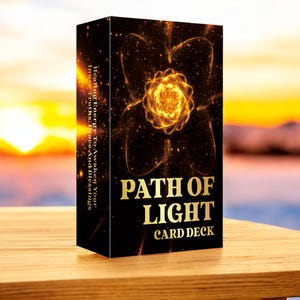 SCONTO DEL 50% OGGI - Mazzo di tarocchi Path Of Light Oracle / Carte dei tarocchi per principianti / Mazzo di tarocchi completo senza guida