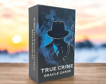 50% OFF TODAY - True Crime Oracle Cards Tarot Deck | Tarot Cards for Beginners | Full Oracle Deck With out Guidebook