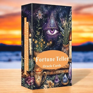50% OFF TODAY - Fortune Teller Oracle Cards Tarot Deck | Tarot Cards for Beginners | Full Oracle Deck With out Guidebook