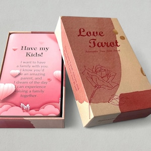 50% SALE HEUTE - Liebe Tarot Orakel Karten Tarot Deck | Tarotkarten für Anfänger | Volles Orakel Kartenspiel ohne Anleitung