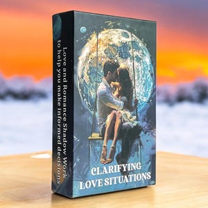 VANDAAG 50% KORTING - Verduidelijking van liefdessituaties Tarotkaarten met orakelkaarten | Tarotkaarten voor beginners | Volledig Oracle-deck zonder handleiding