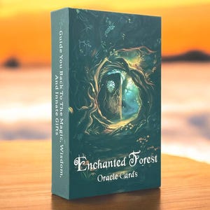 50% SALE HEUTE - Verzauberte Waldorakel Karten Tarot Deck | Tarotkarten für Anfänger | Volles Orakel Kartenspiel ohne Anleitung