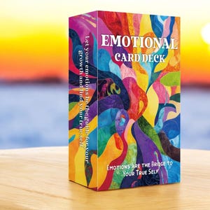 50 % DE RÉDUCTION AUJOURD'HUI - Jeu de tarot de cartes Oracle émotionnel | Cartes de tarot pour débutants | Oracle Deck complet sans guide