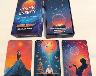 50% OFF TODAY - Cosmic Energy Oracle Cards Tarot Deck