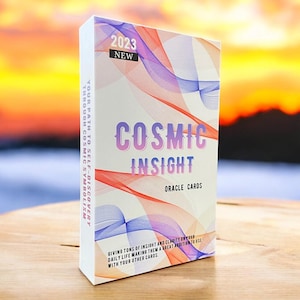 VANDAAG 50% KORTING - Cosmic Insights Tarotkaarten Tarotkaarten | Tarotkaarten voor beginners | Volledig Oracle-deck zonder handleiding