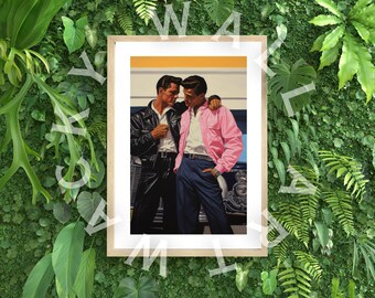 Stampa poster d&#39;arte retrò Gay Man Wall, incorniciato o senza cornice, opere d&#39;arte LGBTQ+, decorazioni per la casa, regali, soggiorno, amante del vecchio stile, decorazioni da giardino, Queer