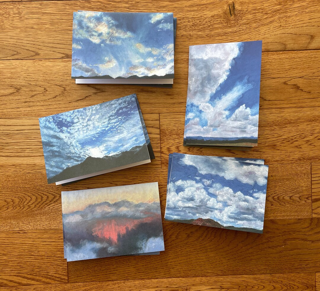 Sky Note Notes 10 Sky Note Cards - Etsy