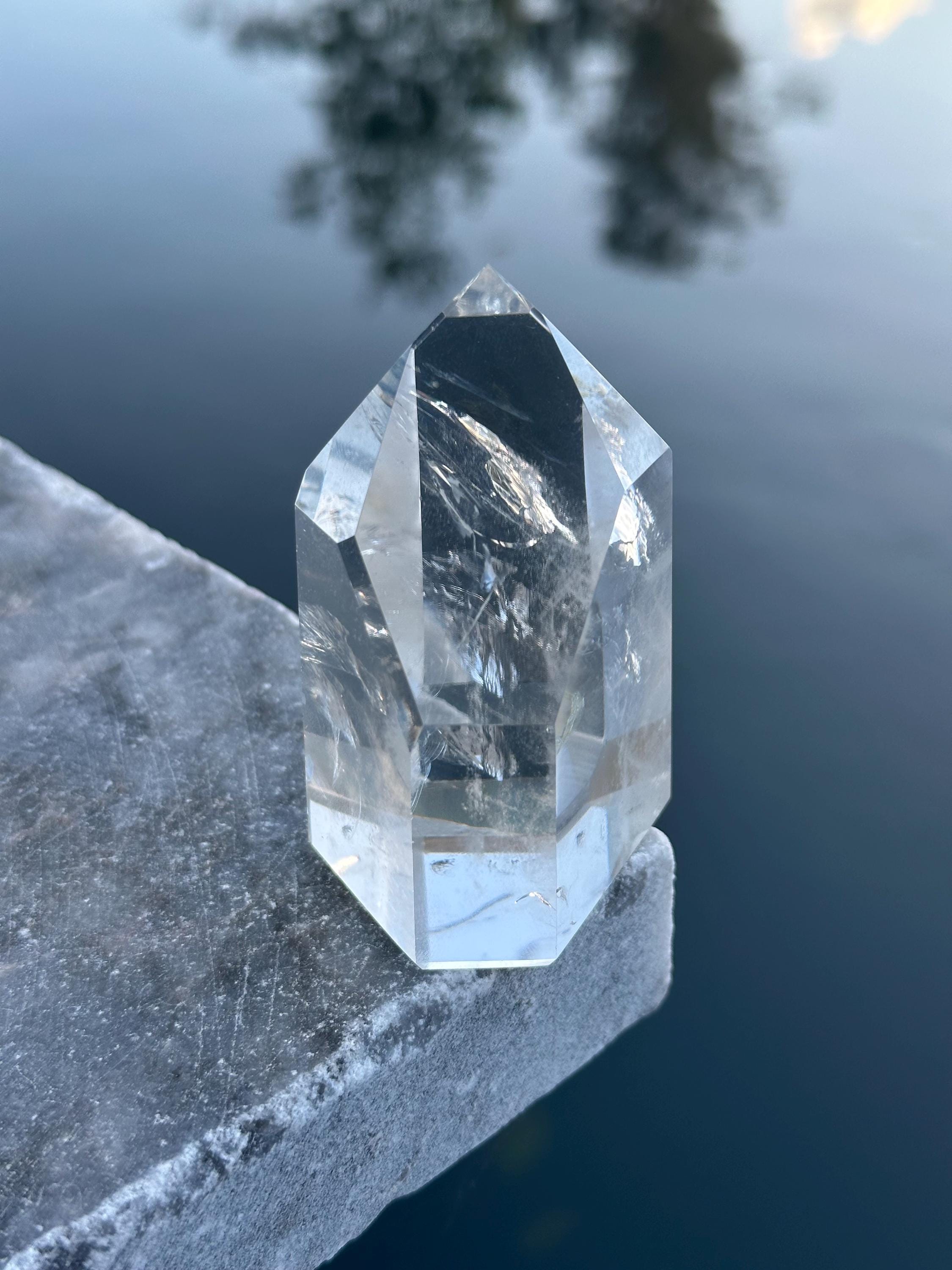 Collana Con Ciondolo Ciambella Al Quarzo Pietra Veggente Grande Pietra Prezio - Foto 10