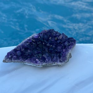 Uruguayan Amethyst Cluster, Deep Purple Phantom, 266g, AAAA Highest Grade, Sourced from Artigas, Uruguay Ethically / Authentically Sourced