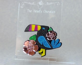 YouCan Toucan Acrylic Pin Brooch