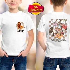 Custom Disney All Characters T-Shirt,Disney Family Trip T-Shirt,Disney Family Matching Trip Shirts,Disney Group Tee,Mickey and Co Sweatshirt