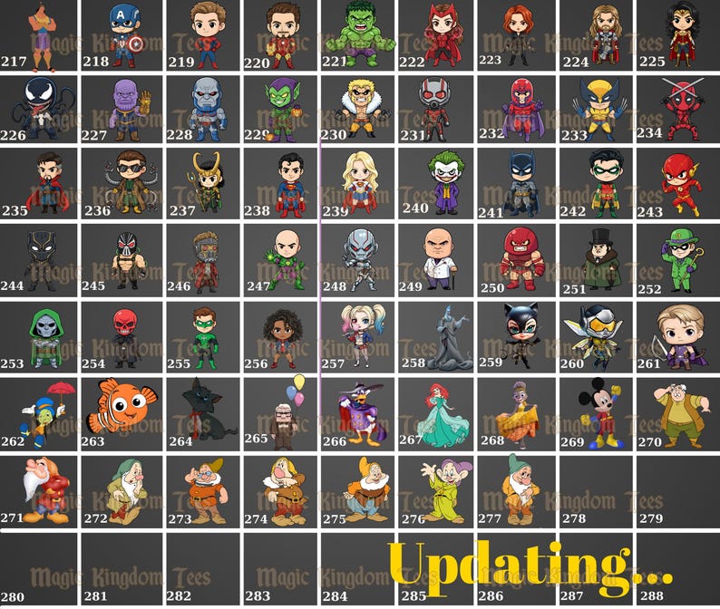 Personalized All Disney Characters Varsity Name Shirt, Disney Trip Shirt, Mom Daughter Tee, Spiderman Sweatshirt, Matching Tees,Princess Tee image 5