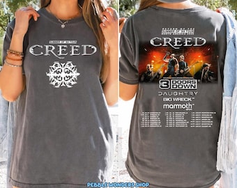 Summer of ’99 Tour Shirt, Creed Band 2025 Tour, Rock Band Creed Graphic Shirt,  Creed Band Fan Gift, Creed 2025 Concert Merch, Creed Shirt