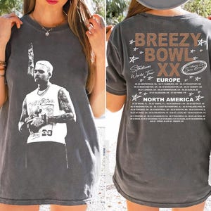 Vintage Chris Brown Tour Breezy Bowl XX Comfort Colors Shirt, TRENDY Konzertmusik Tour Shirt, Chris Brown Shirt, Breezy Bowl XX Tour Shirt