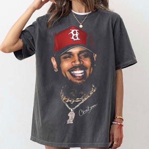Camiseta vintage Comfort Colors Chris Brown Tour Breezy Bowl XX V2, camiseta retrô Concert 2025, camiseta gráfica Chris Brown, camiseta da turnê musical Y2K