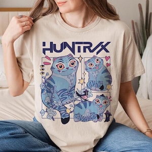 Comfort Colors® Hunter Tiger T-shirt, Kpop Demon Shirt, Hunter Merch, Anime T-shirt Design, Anime Lover Gifts