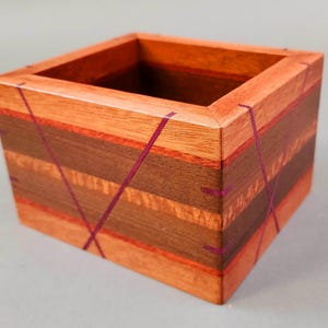 Artistic Handmade Box Using Exotic Woods