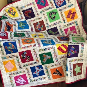 Tipsy Letters Quilt Pattern - I Spy