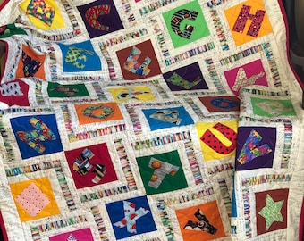 Tipsy Letters Quilt Pattern - I Spy