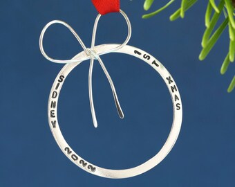 Personalised Babies First Christmas Bauble