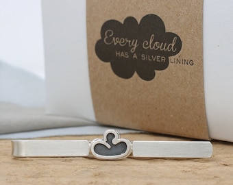 Cloud Tie Clip. Thinking Of You Gift For Friend