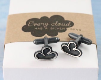 Cloud Cufflinks. Thinking Of You Gift For Friend