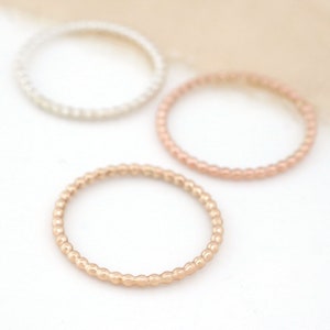 Thin Ring. 9ct Gold Stackable Ring