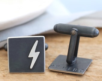 Superhero Cufflinks. Gift For Dad